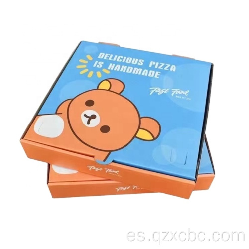 Caja de alimentos Papel corrugado Pizza Brown Box